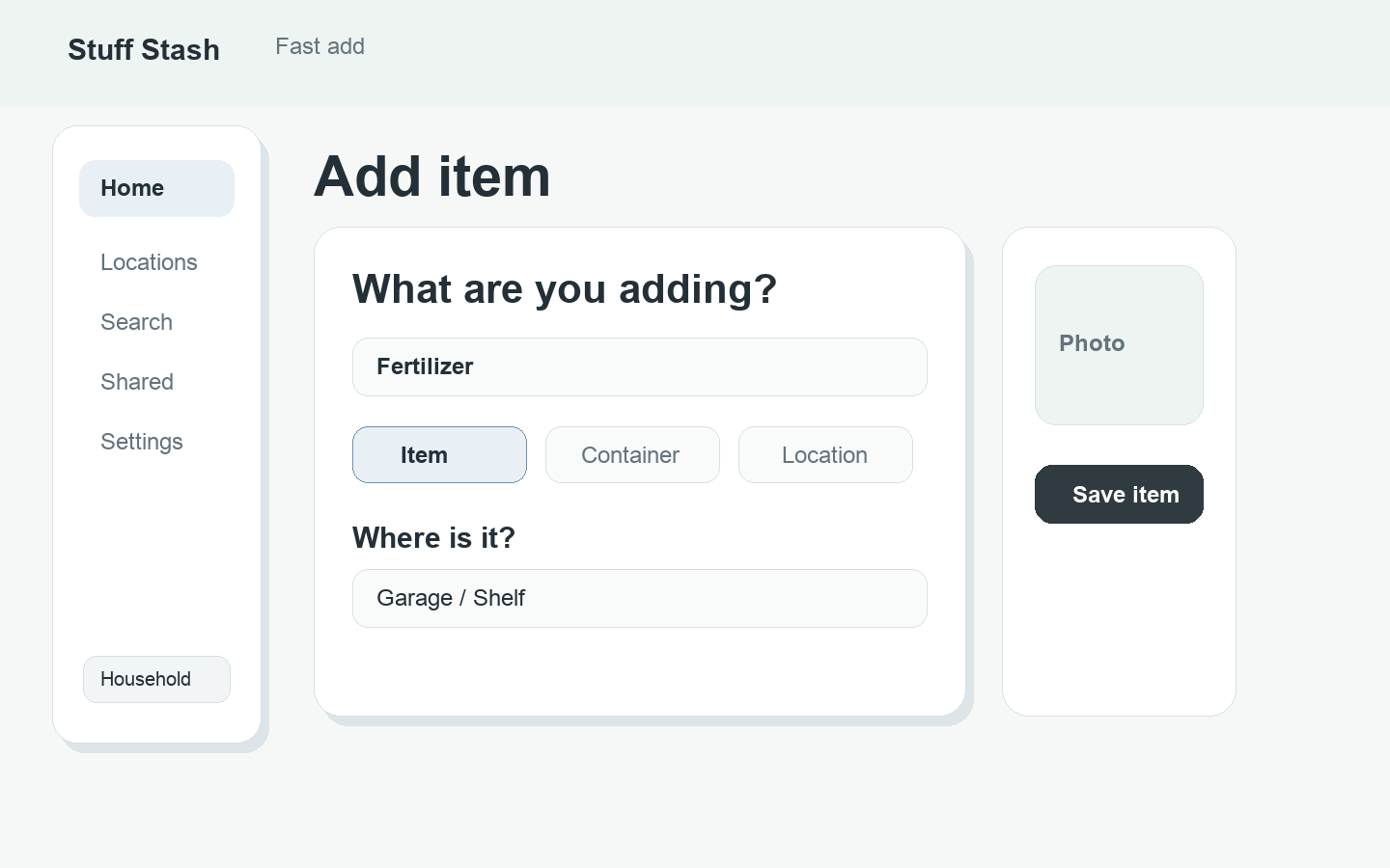Add item preview